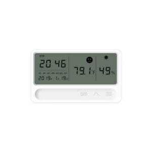 white clock/alarm
