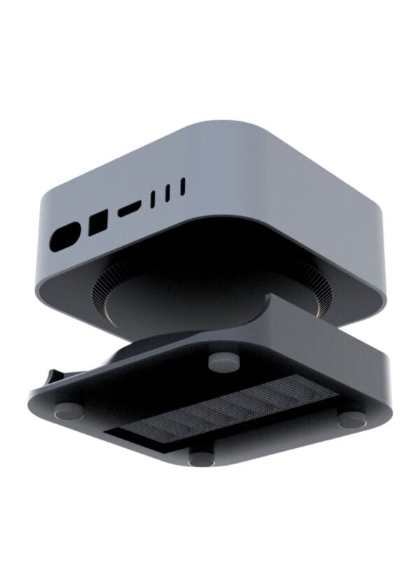 3d printing mac mini m4 filter bracket (grey)