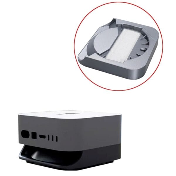3d printing mac mini m4 filter bracket (grey)