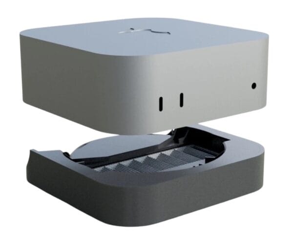 3d printing mac mini m4 filter bracket (grey)