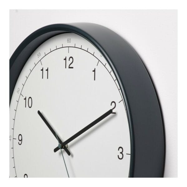 ikea white wall clock (804.662.93)
