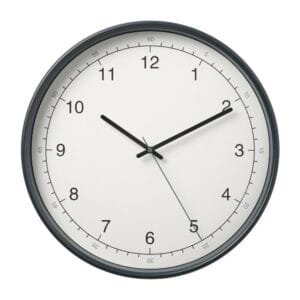 ikea white wall clock (804.662.93)