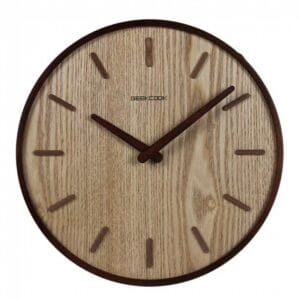 wooden analog clock (20490500983/84)