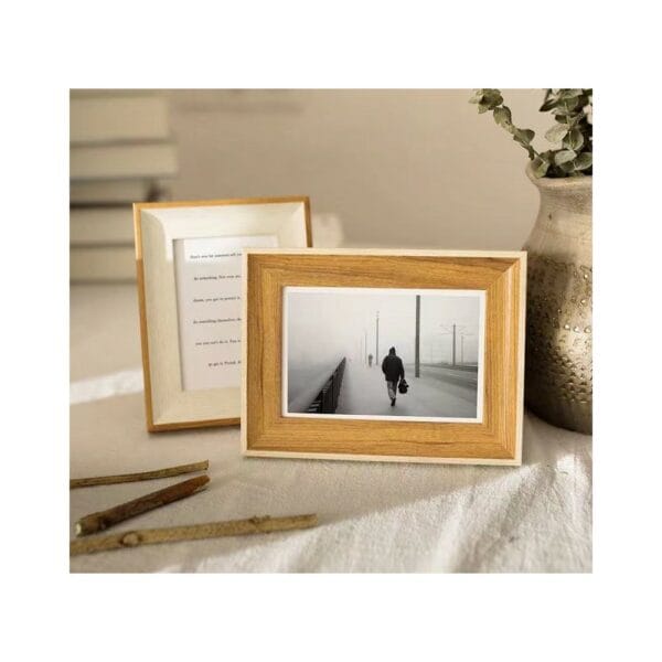 wooden coffee picture frame