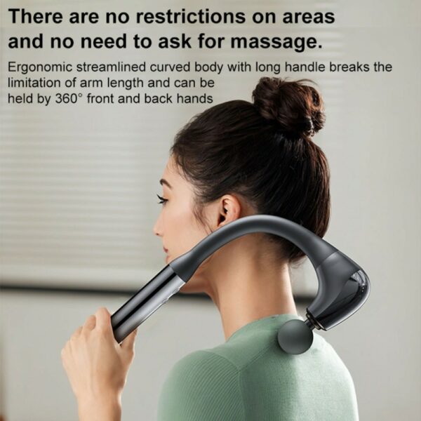 yesido mg07 neck massager handheld curved