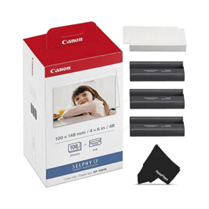 canon kp 108in color ink and paper set