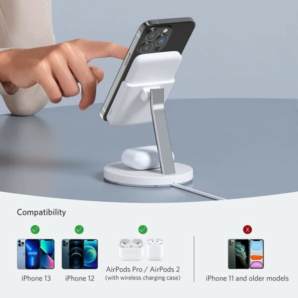anker maggo 2/in/1 battery stand bundle uk (b25a7221)(194644079635)