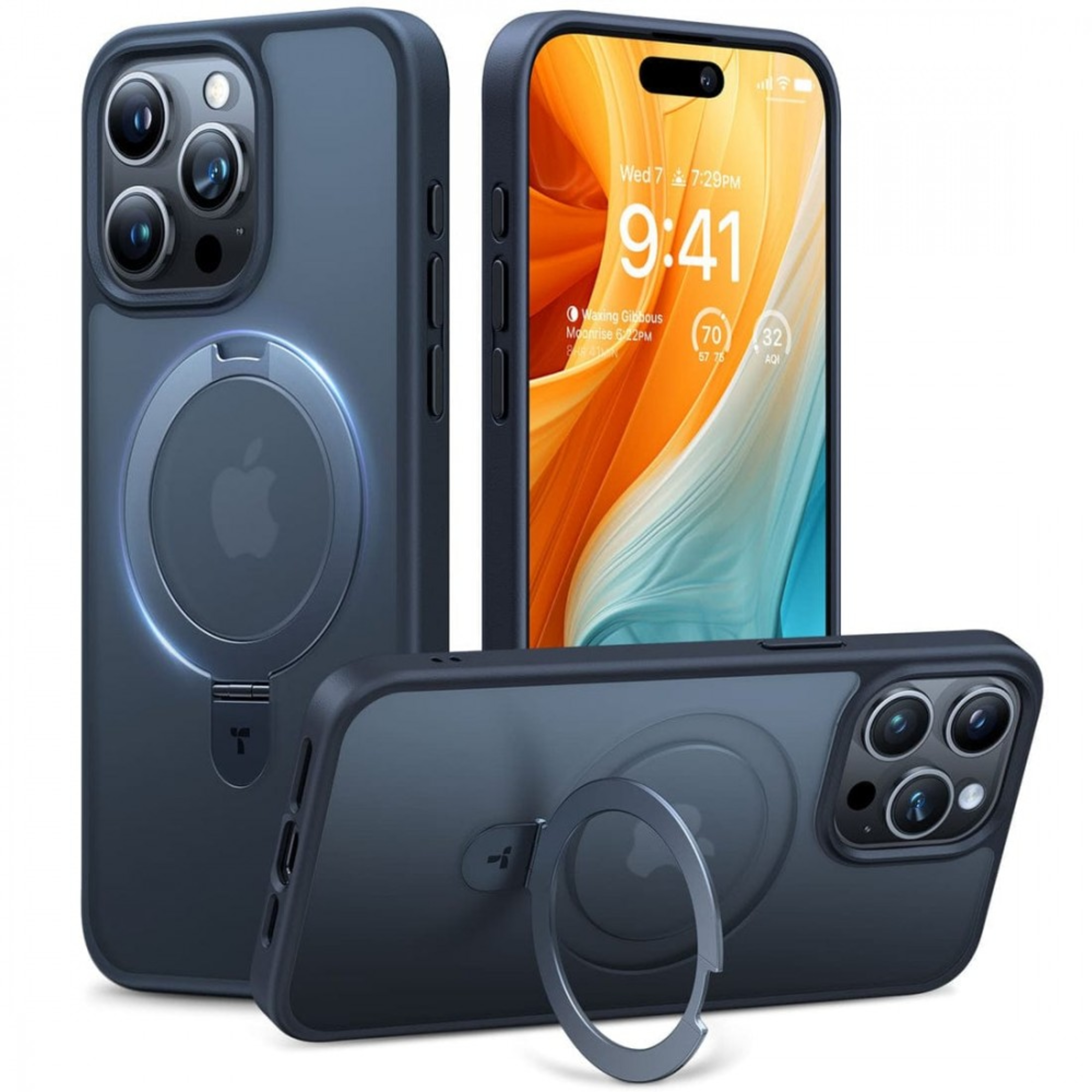 torras upro ostand matte series iphone 15 pro