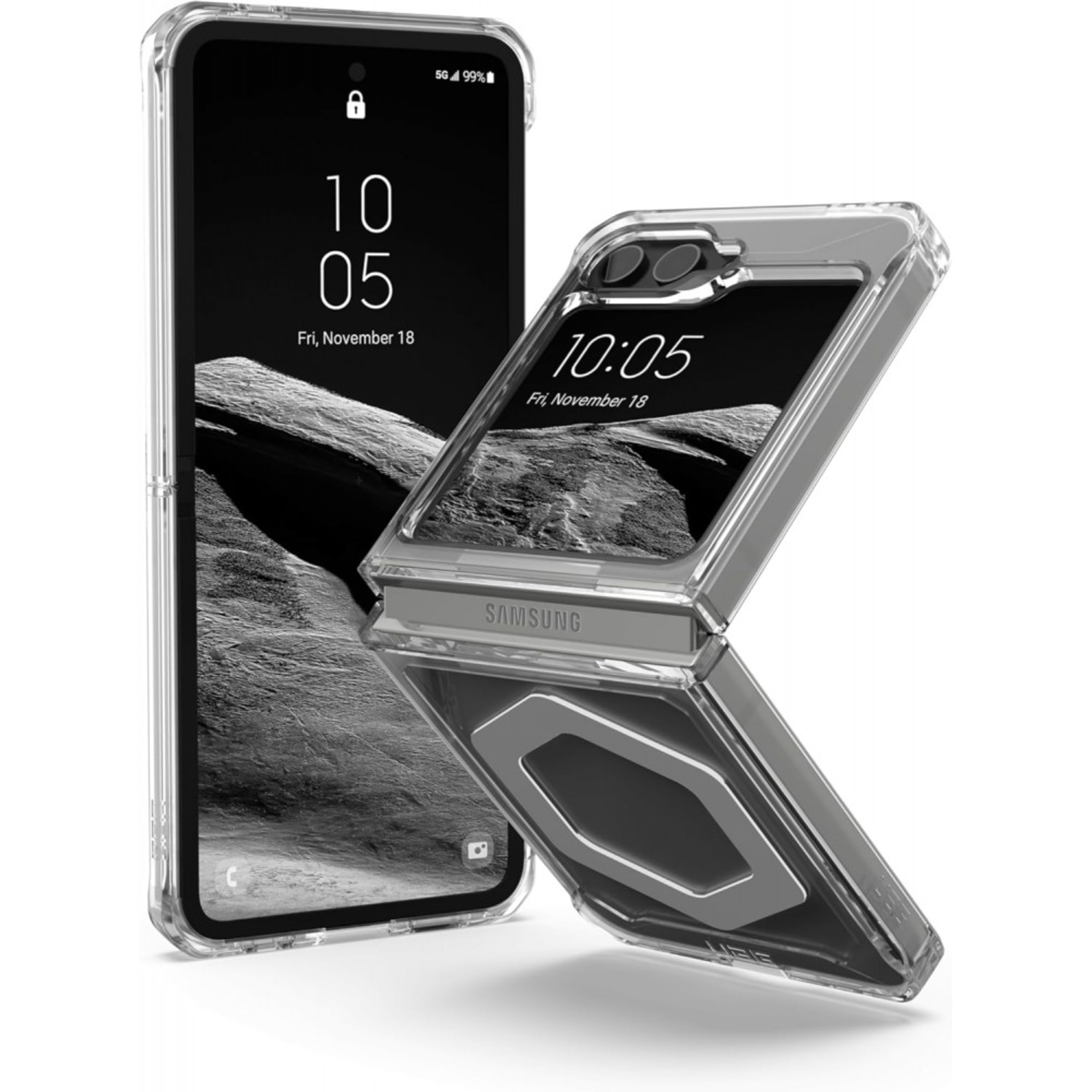 uag flip plyo pro samsung galaxy z flip 6 icesilver (ua 214455114333)