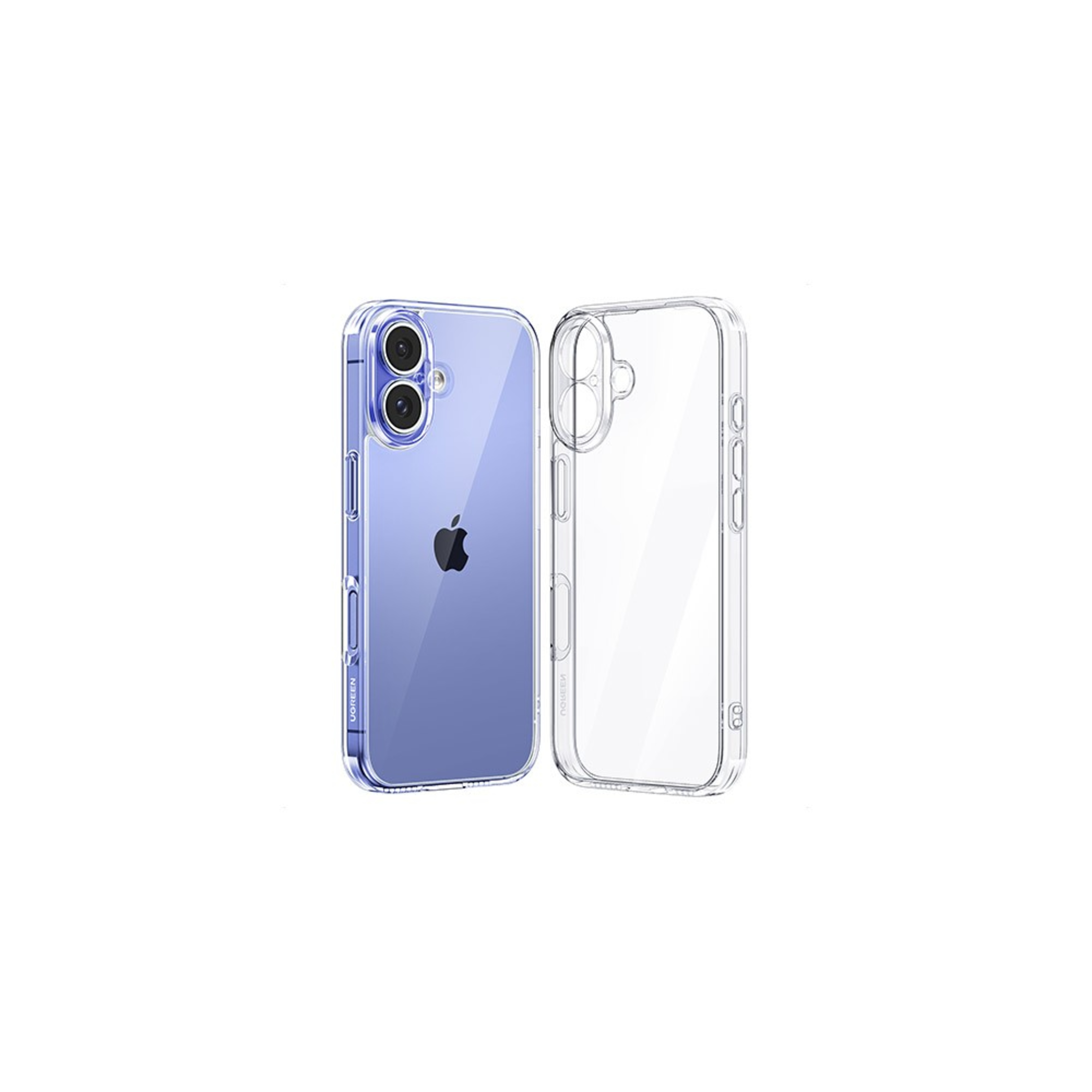 ugreen 45918 classy clear protective case for iphone 16 plus (clear)