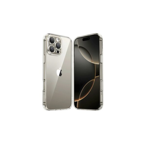 ugreen 45916 bright cushion protective case for iphone 16 pro max (clear)