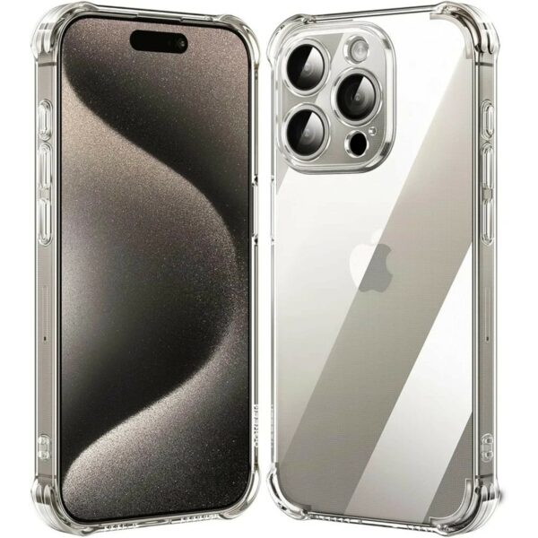 ugreen 25387 protective case for iphone 15 pro max, clear