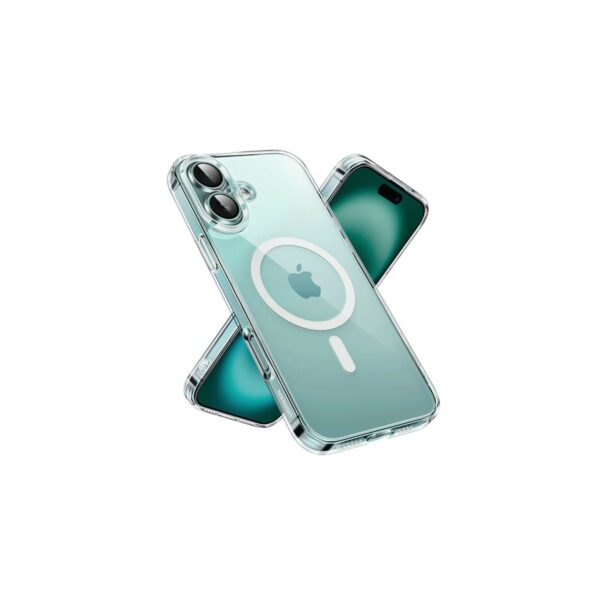 ugreen 45922 classy clear magnetic protective case for iphone 16 plus upgraded version (clear)