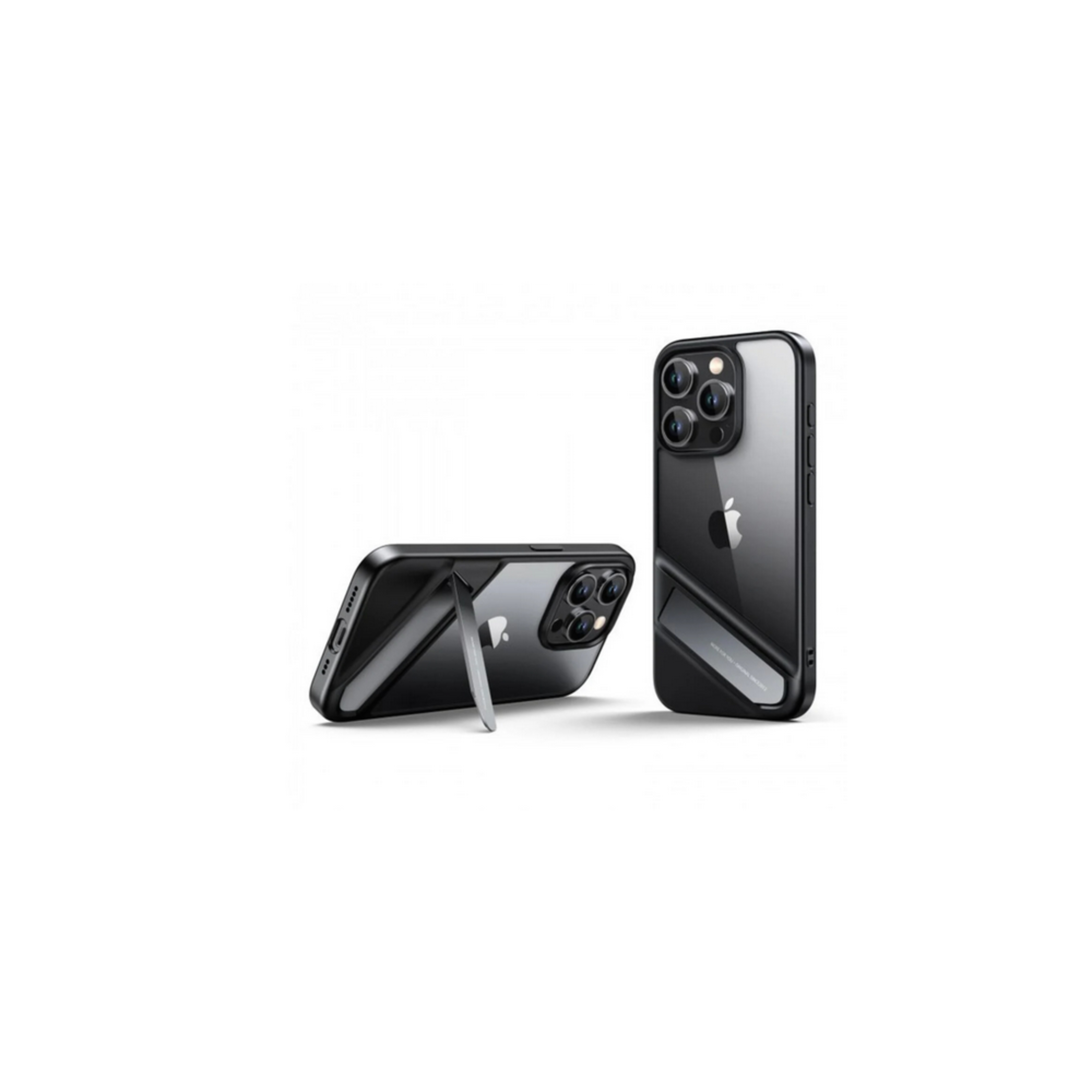 ugreen 25407 kickstand protective case for iphone 15 pro max (black)