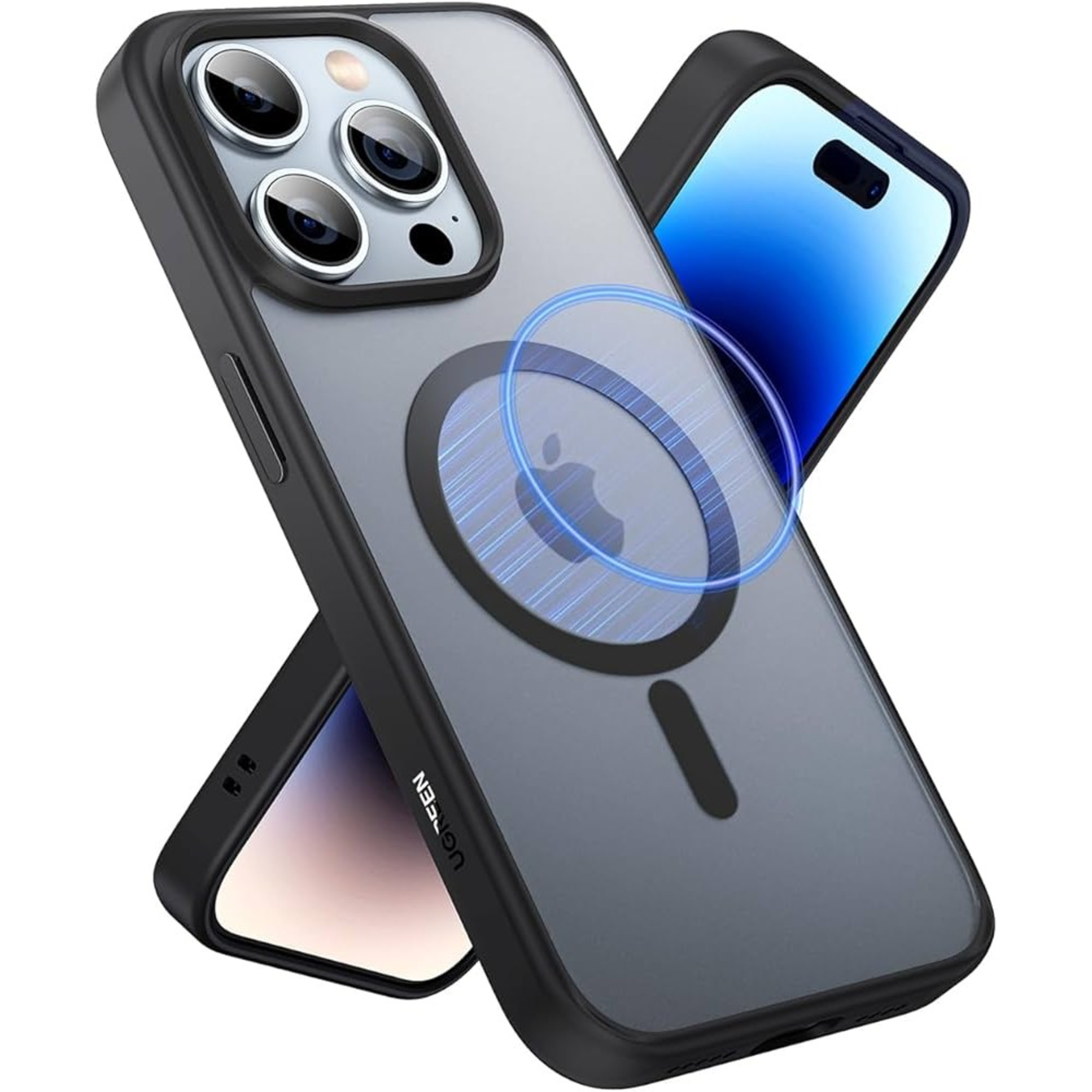 ugreen 25403 classy matte magnetic protective case for iphone 15 pro max