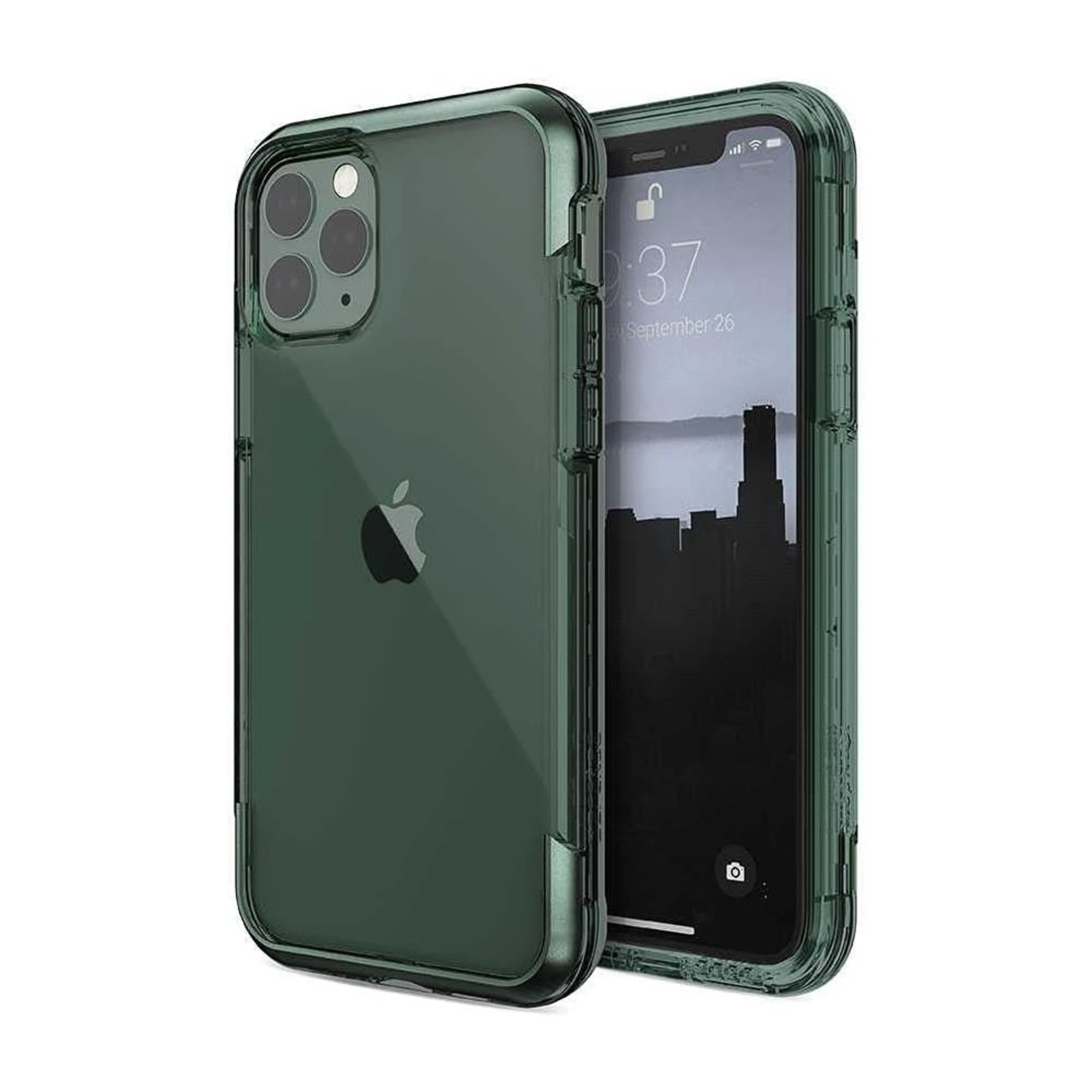 x doria defense air midnight green case iphone 11 pro