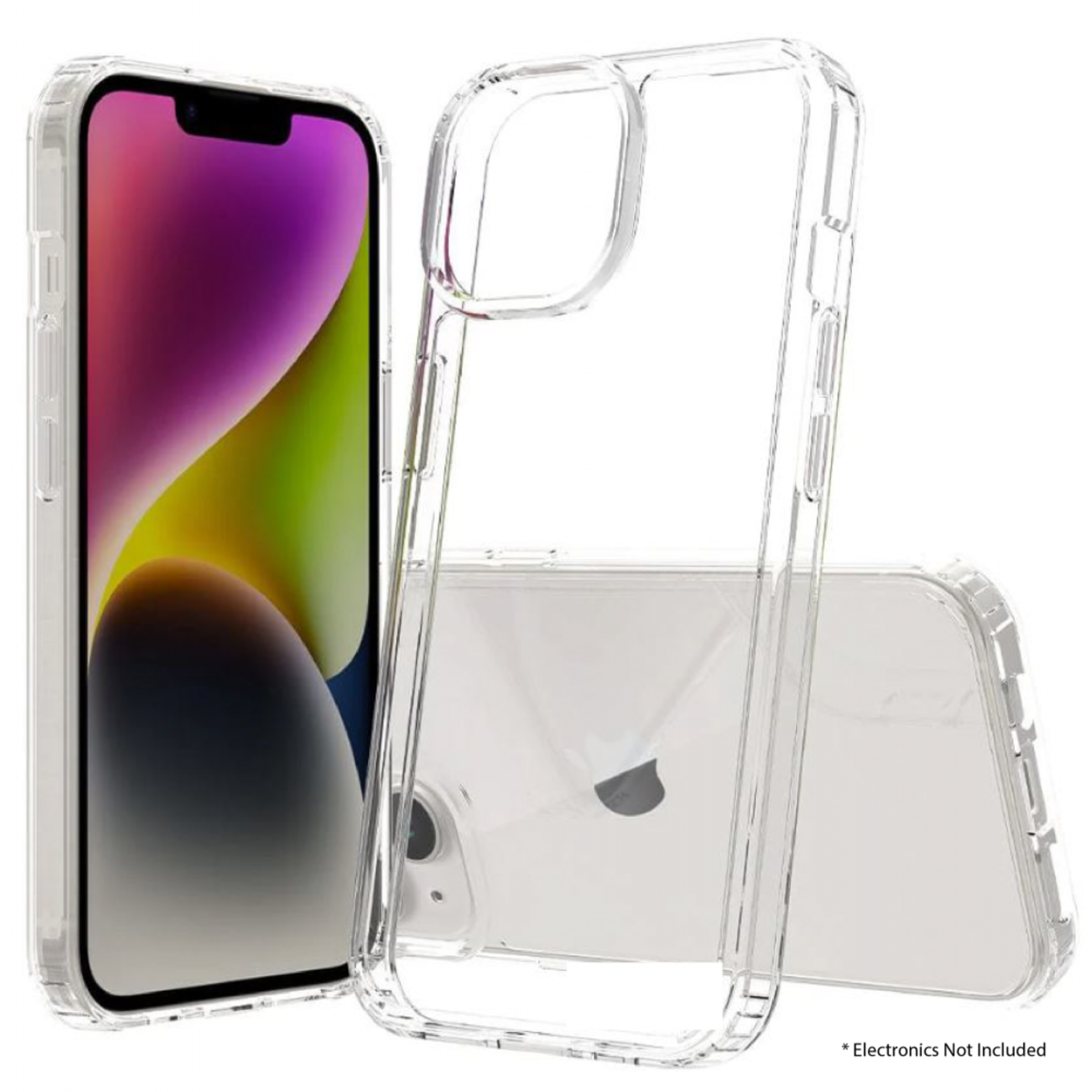 araree flexield light clear/light black cover case iphone 15
