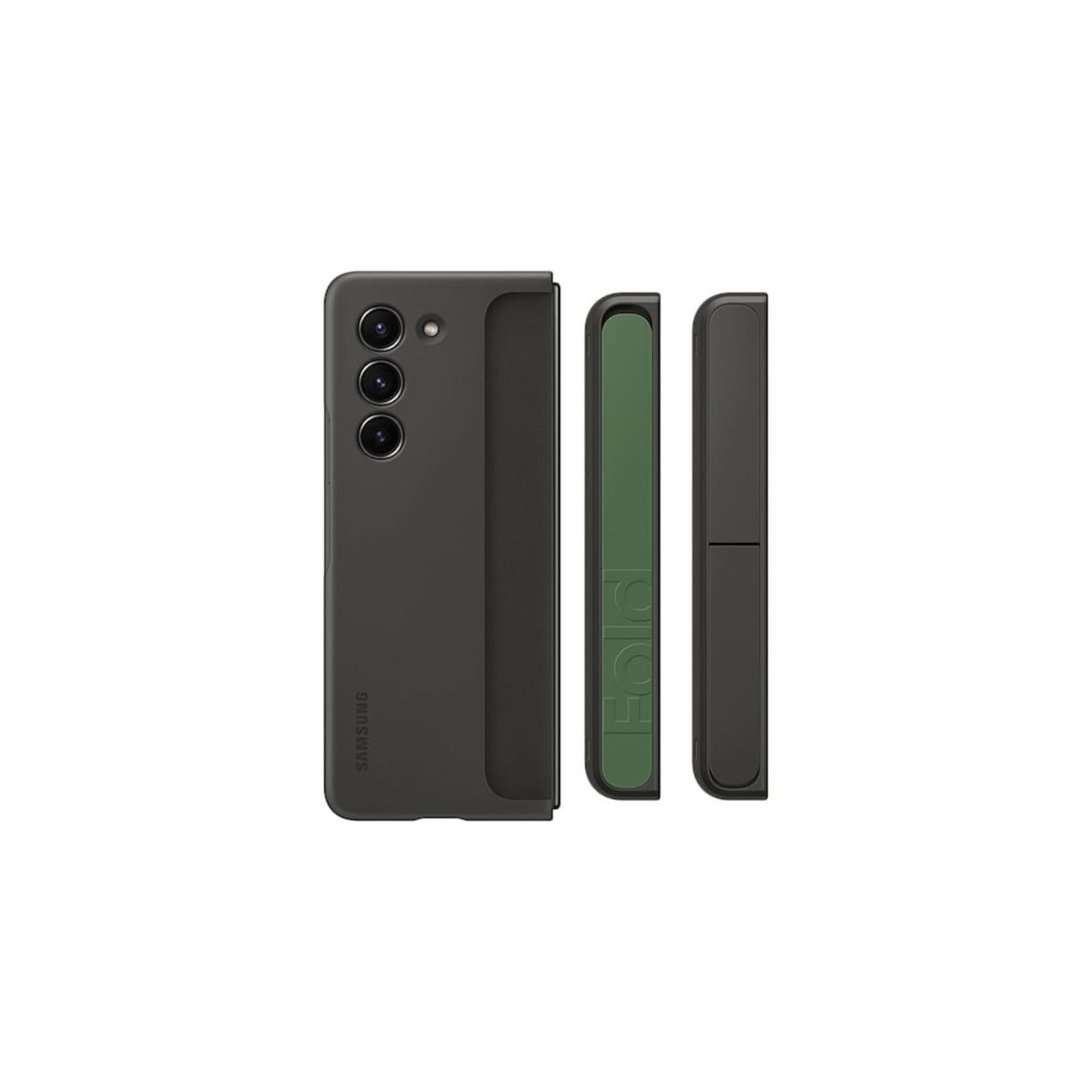 samsung galaxy z fold5 standing case with strap, graphite (ef mf946)