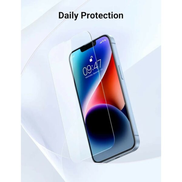 ugreen 80967 full coverage hd screen protector with installation frame for iphone 14/13/13 pro