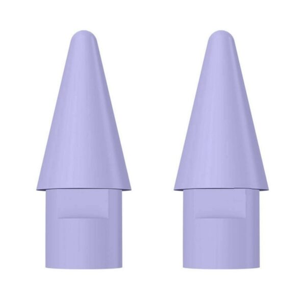 baseus smooth writing stylus pen tips (pack of 2) purple