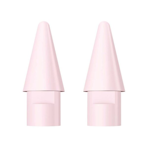 baseus smooth writing stylus pen tips (pack of 2) pink