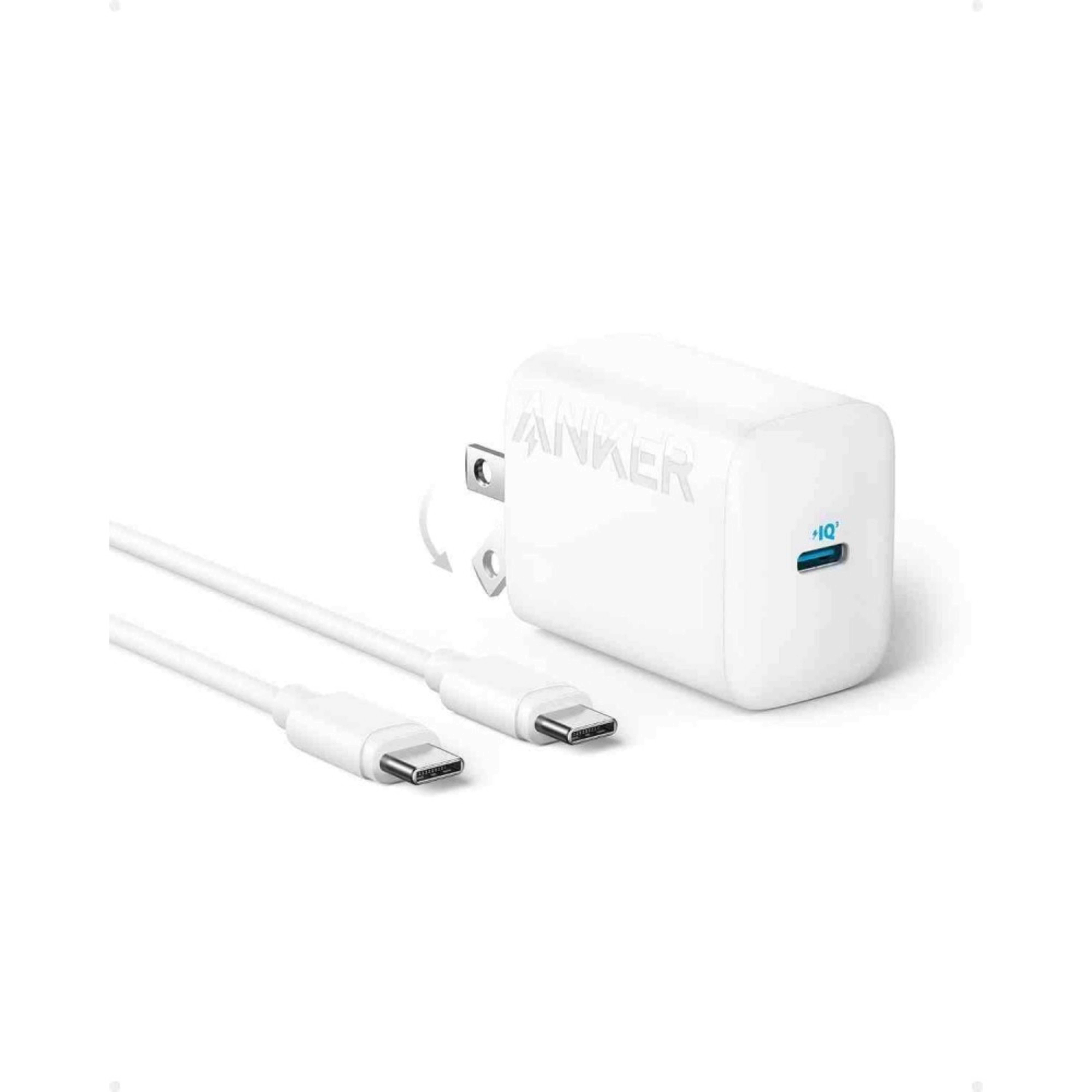 anker 20w usb c fast wall charger and 5 ft cable included (b2347121)