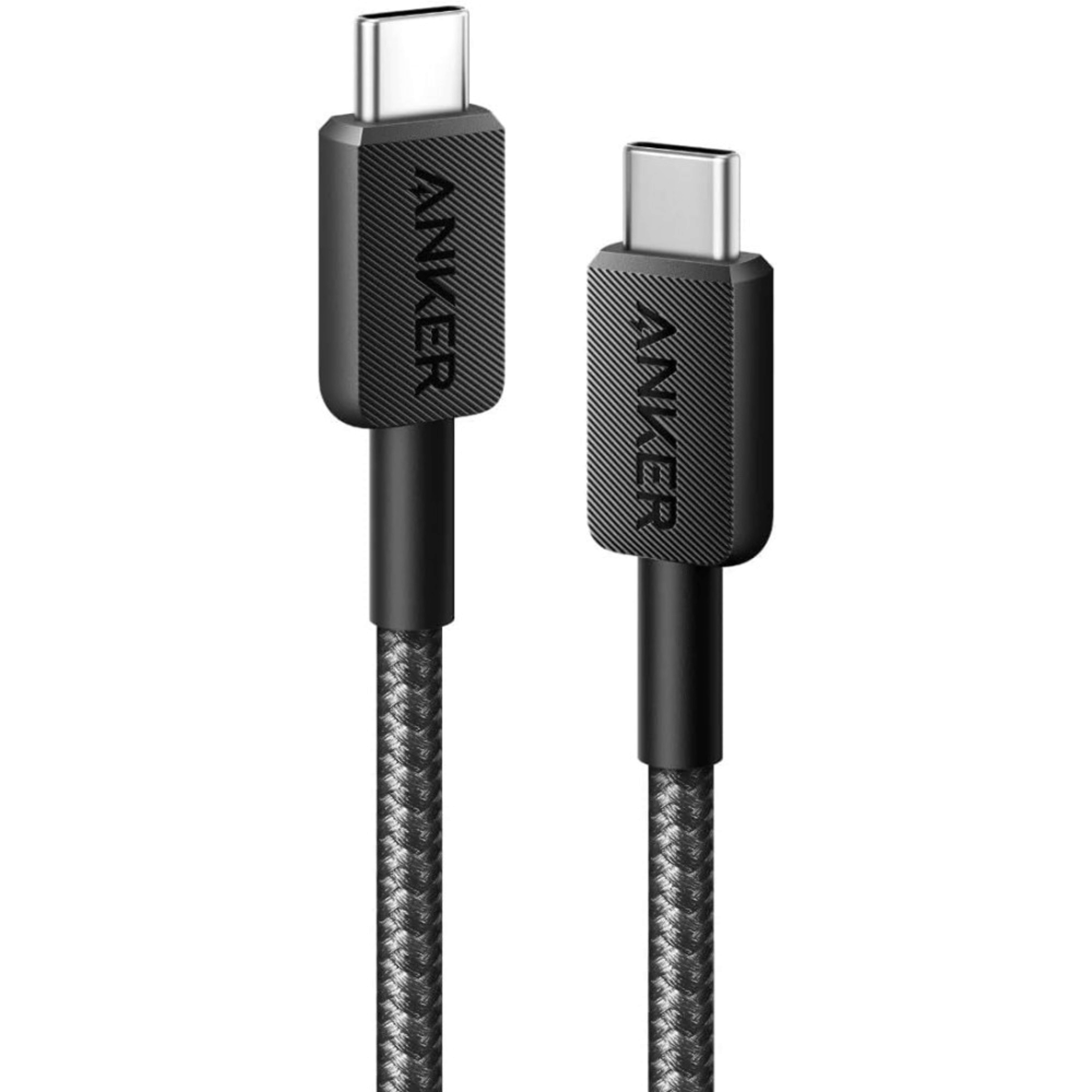 anker 322 usb c to usb c cable 3ft braided black (a81f5h11)