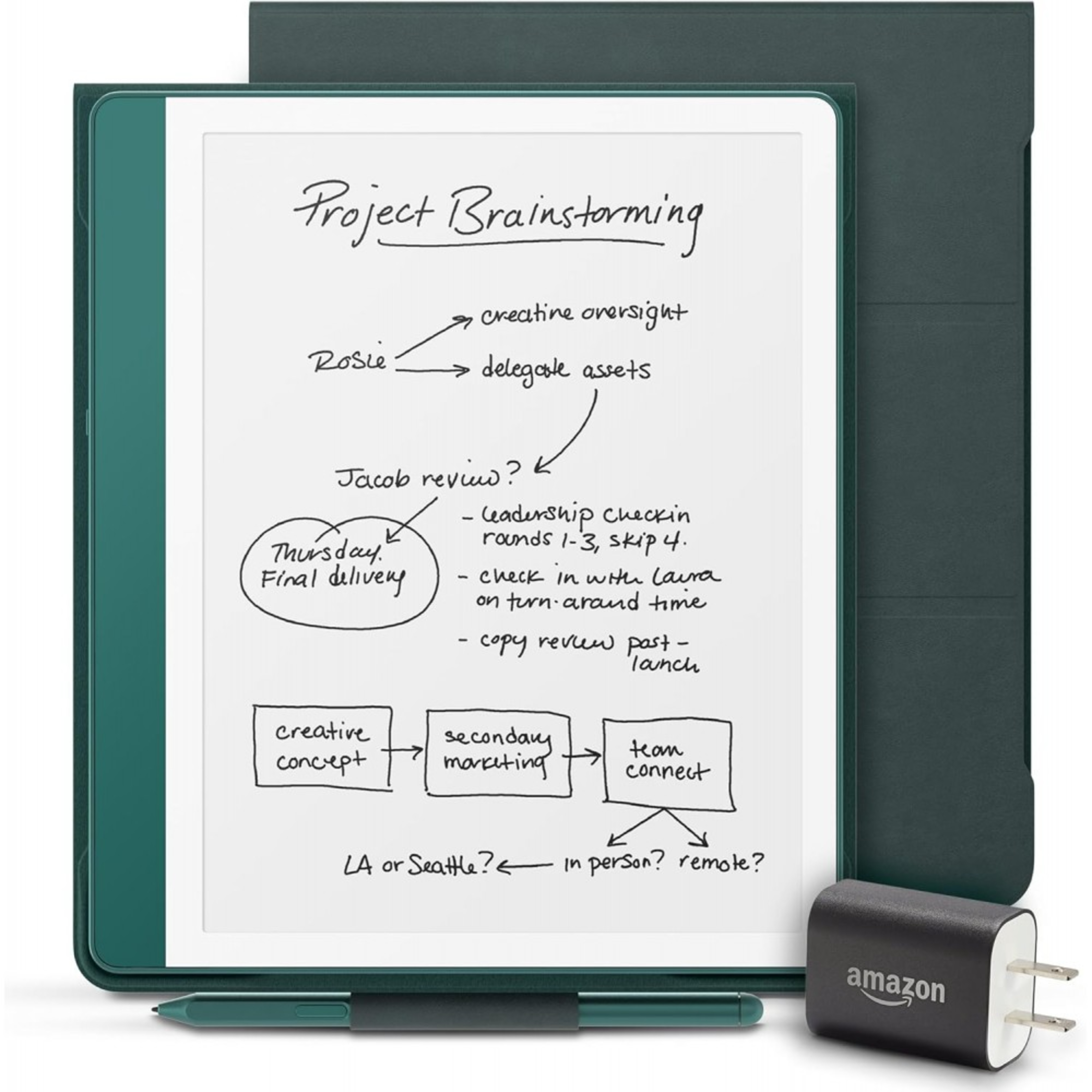 kindle scribe premium pen (64gb) metallic jade