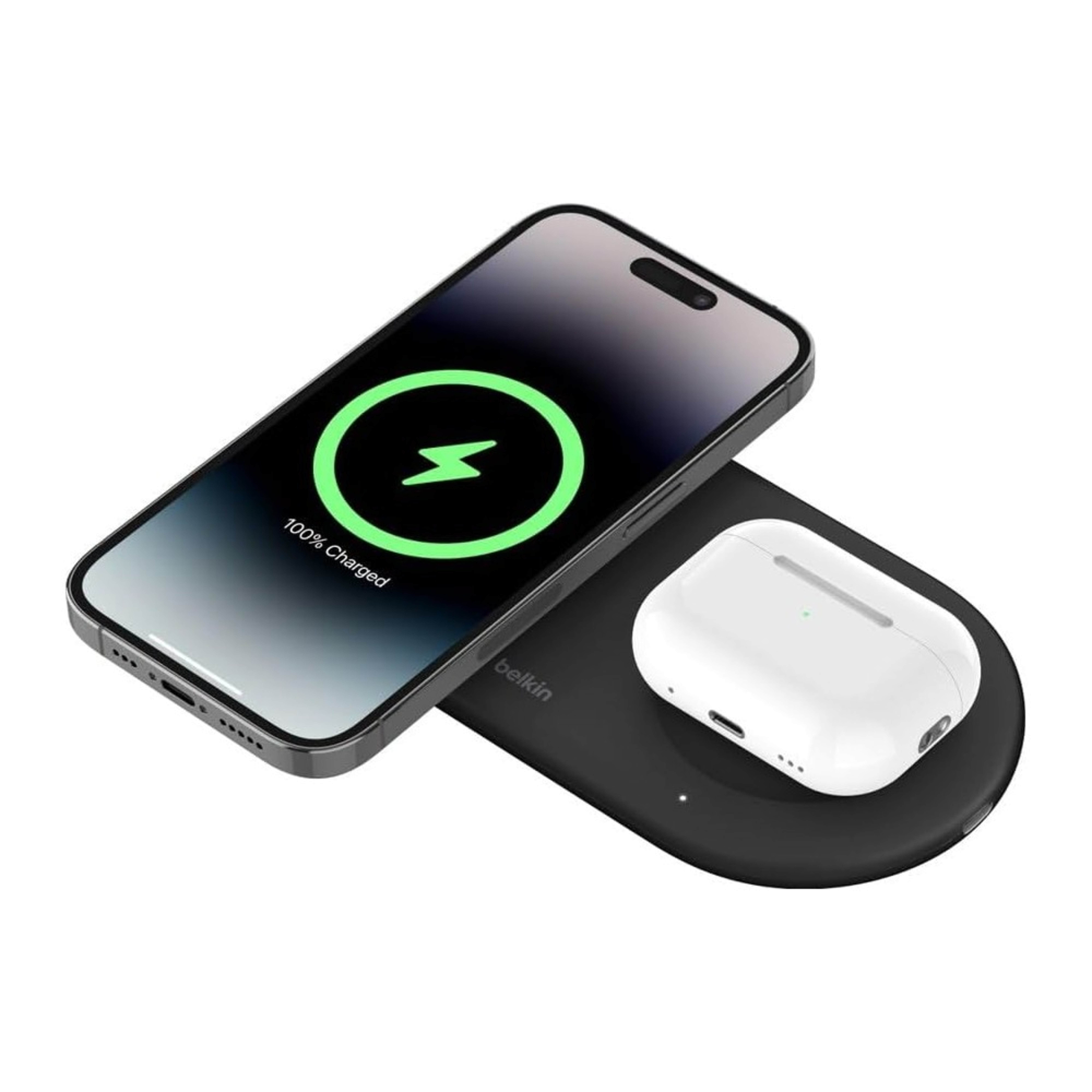 belkin boostcharge pro 2 in 1 wireless charger with magnetic qi2 15w