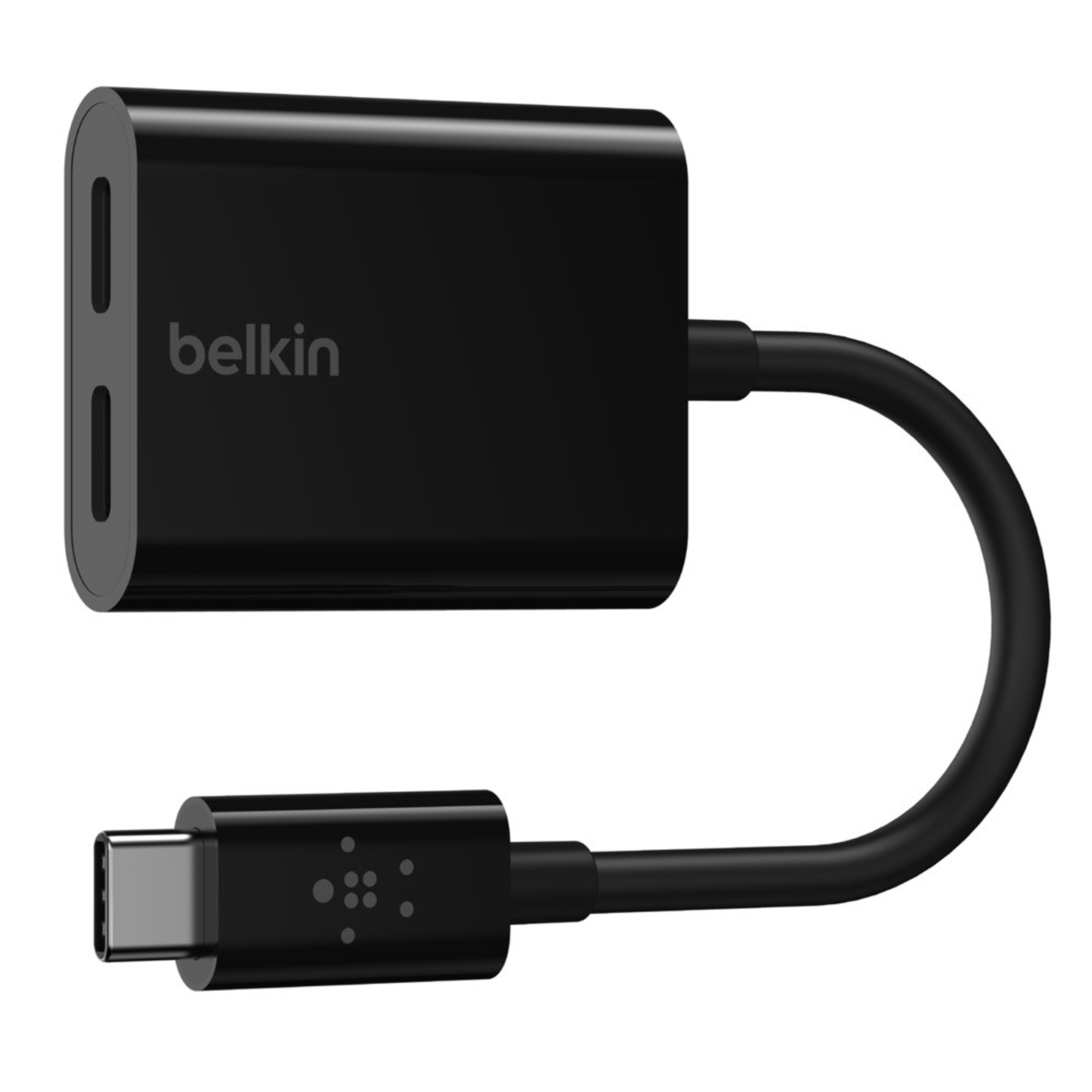 belkin connect™ usb c™ audio + charge adapter (f7u081btblk)