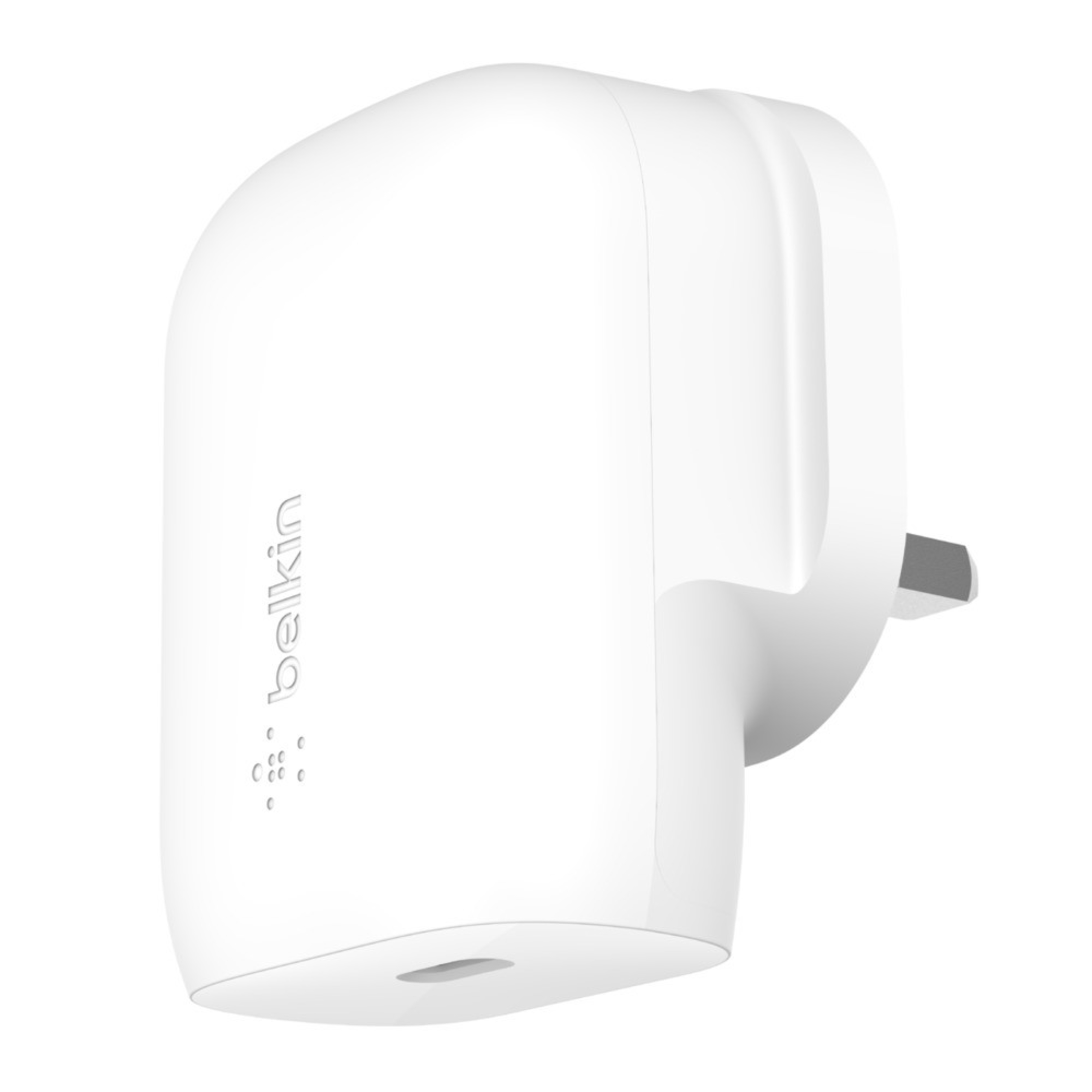 belkin boost↑charge™ usb c® pd 3.0 pps wall charger 30w(wca005mywh)