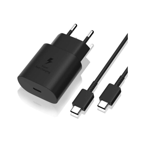 samsung 25w usb c to usb c with adapter fast charger (eu)