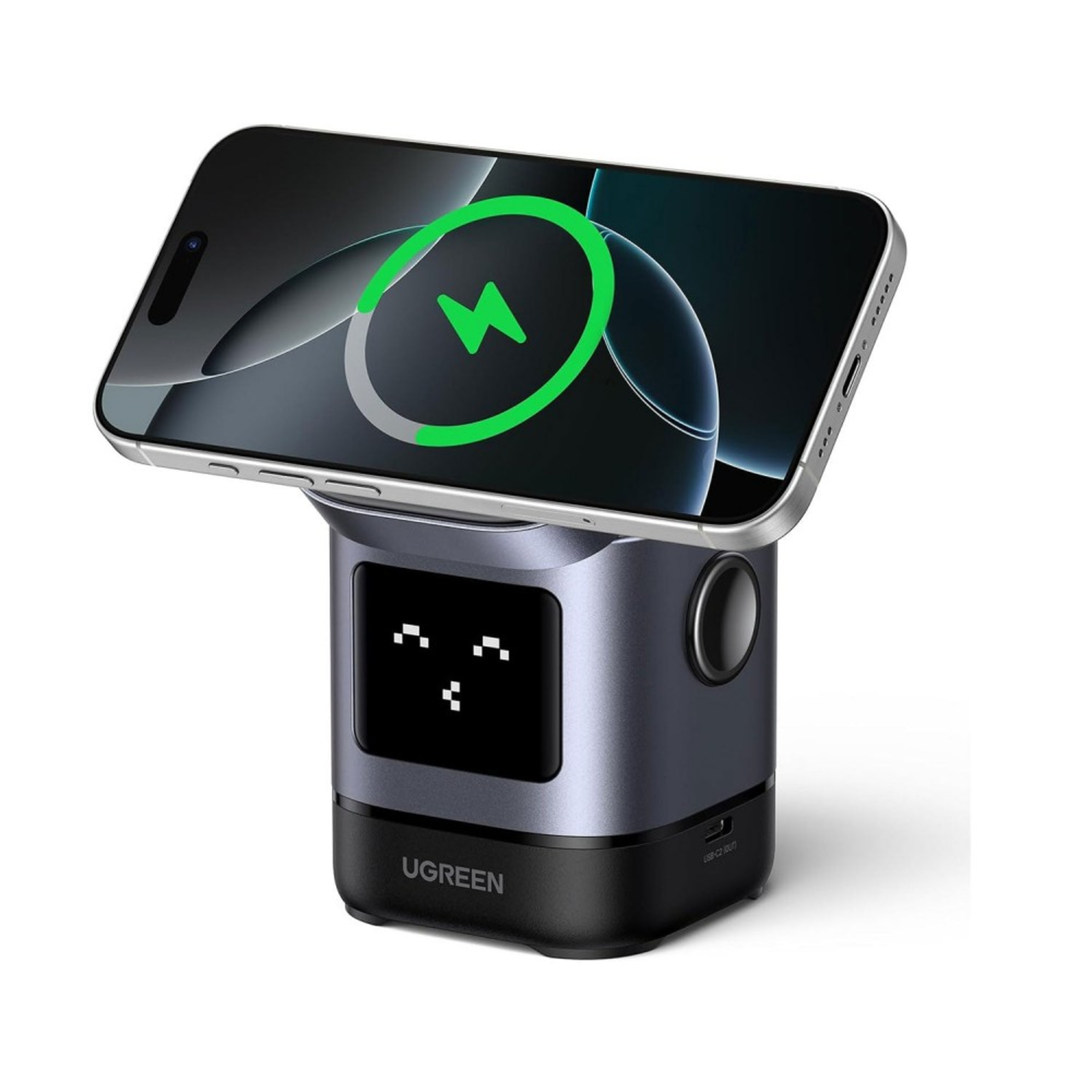 ugreen 45775 2 in 1 magnetic wireless charger