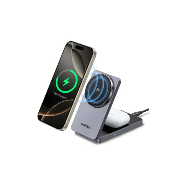 ugreen 45057 2 in 1 magnetic wireless charger