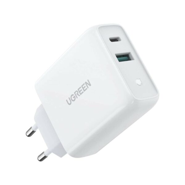 ugreen 60468 38w usb c wall charger eu (white)