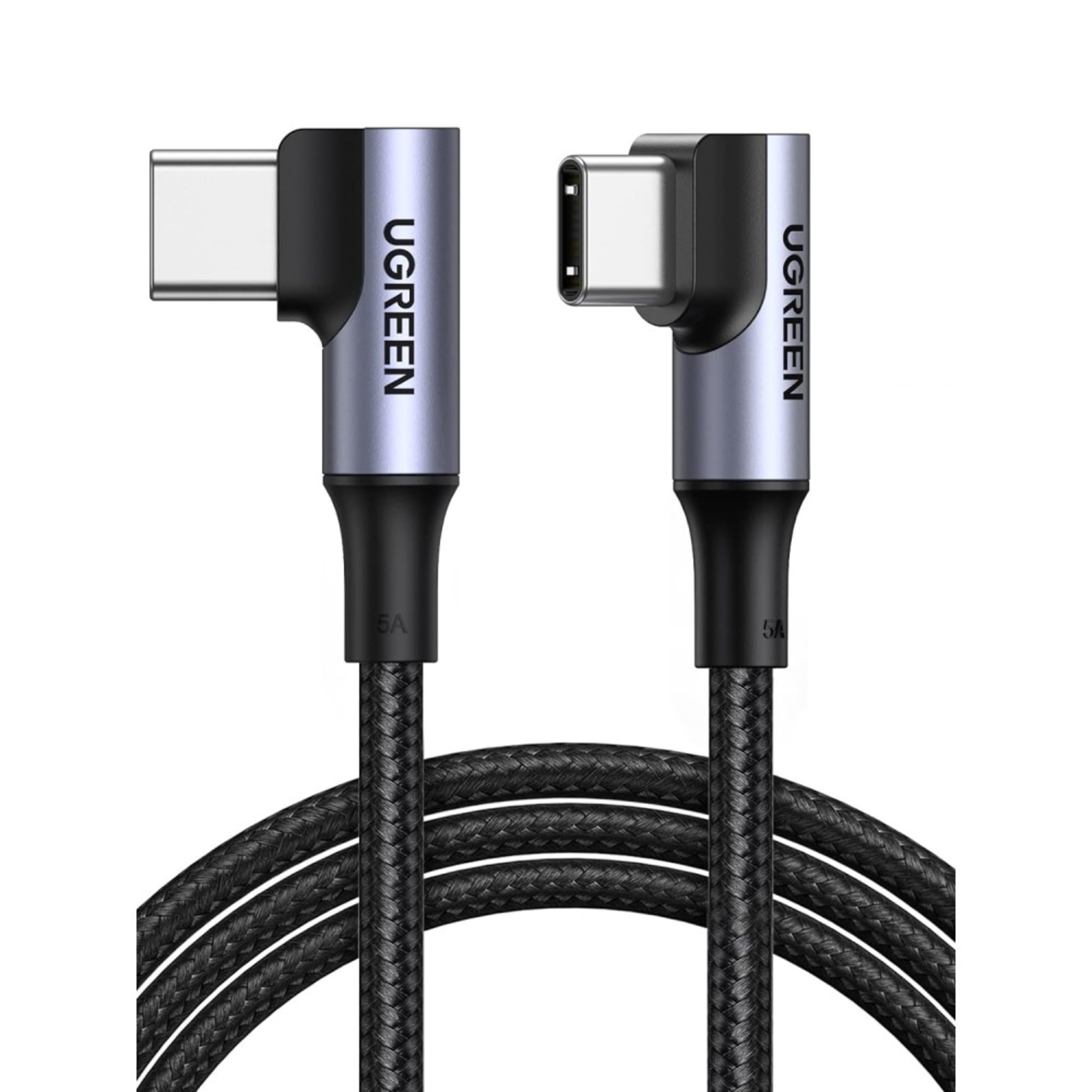 ugreen 70698 right angle usb c cable 2m (space gray)