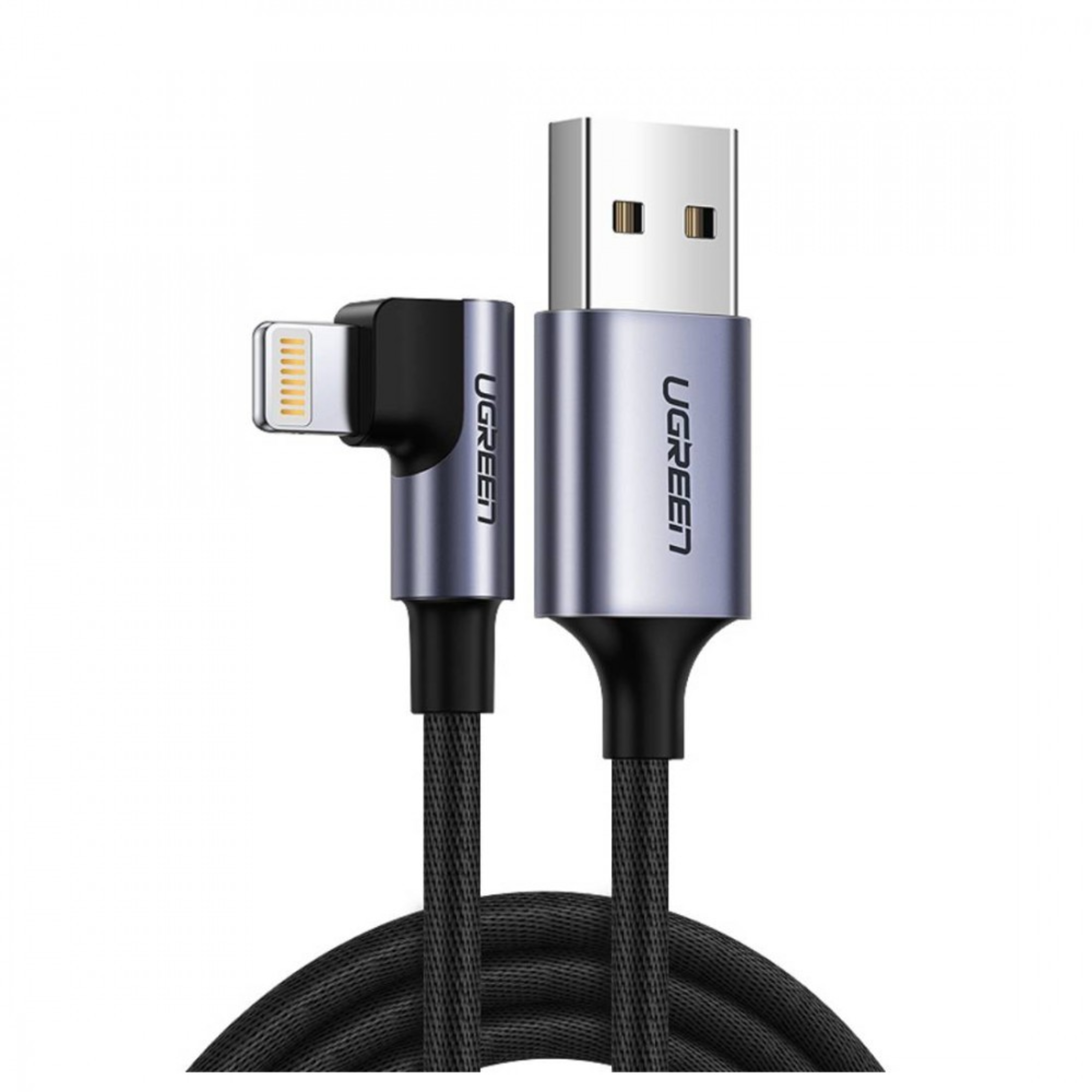 ugreen 60521 right angle lightning to usb a cable (1m)