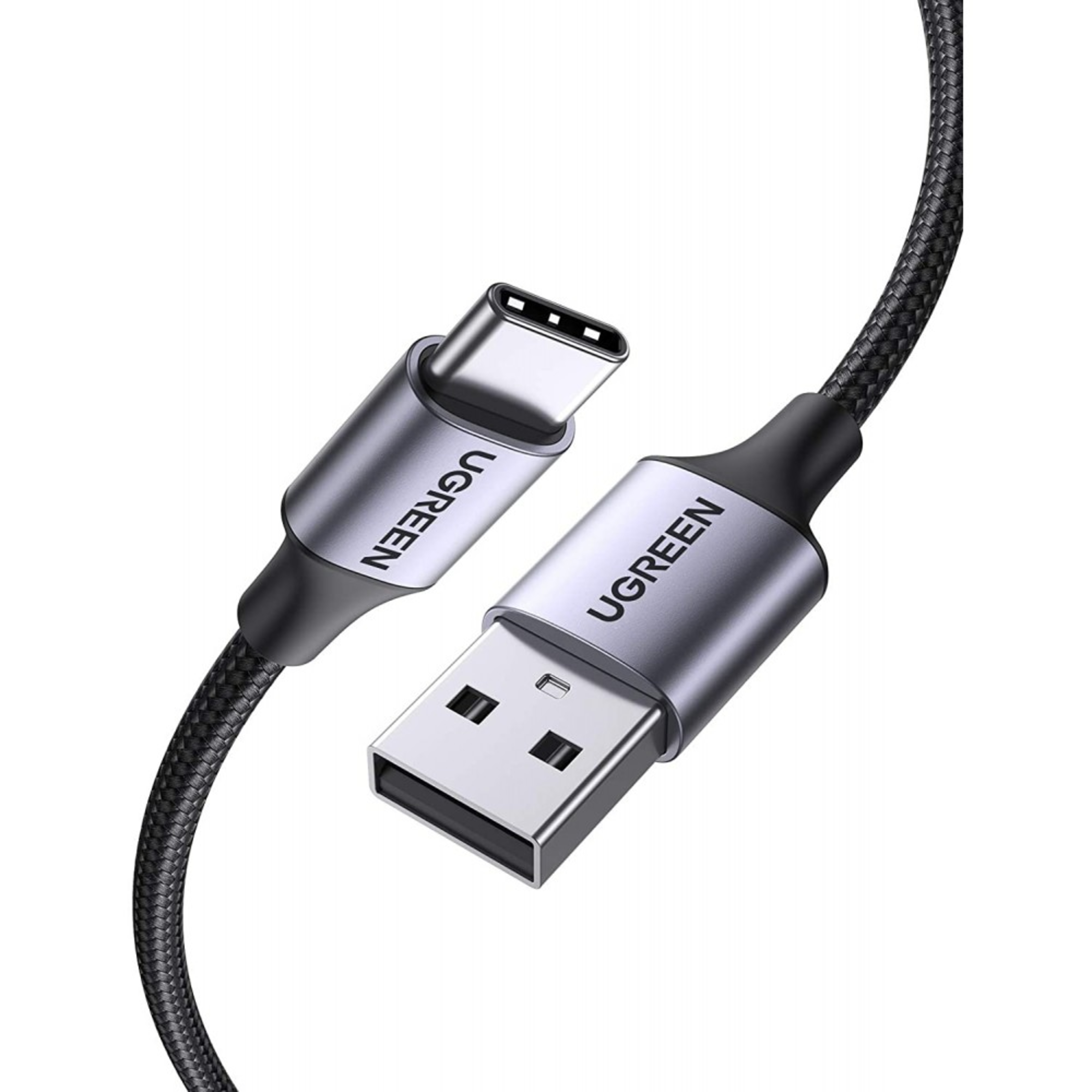 ugreen 60126 usb type c cable nylon braided usb a to usb c fast charger