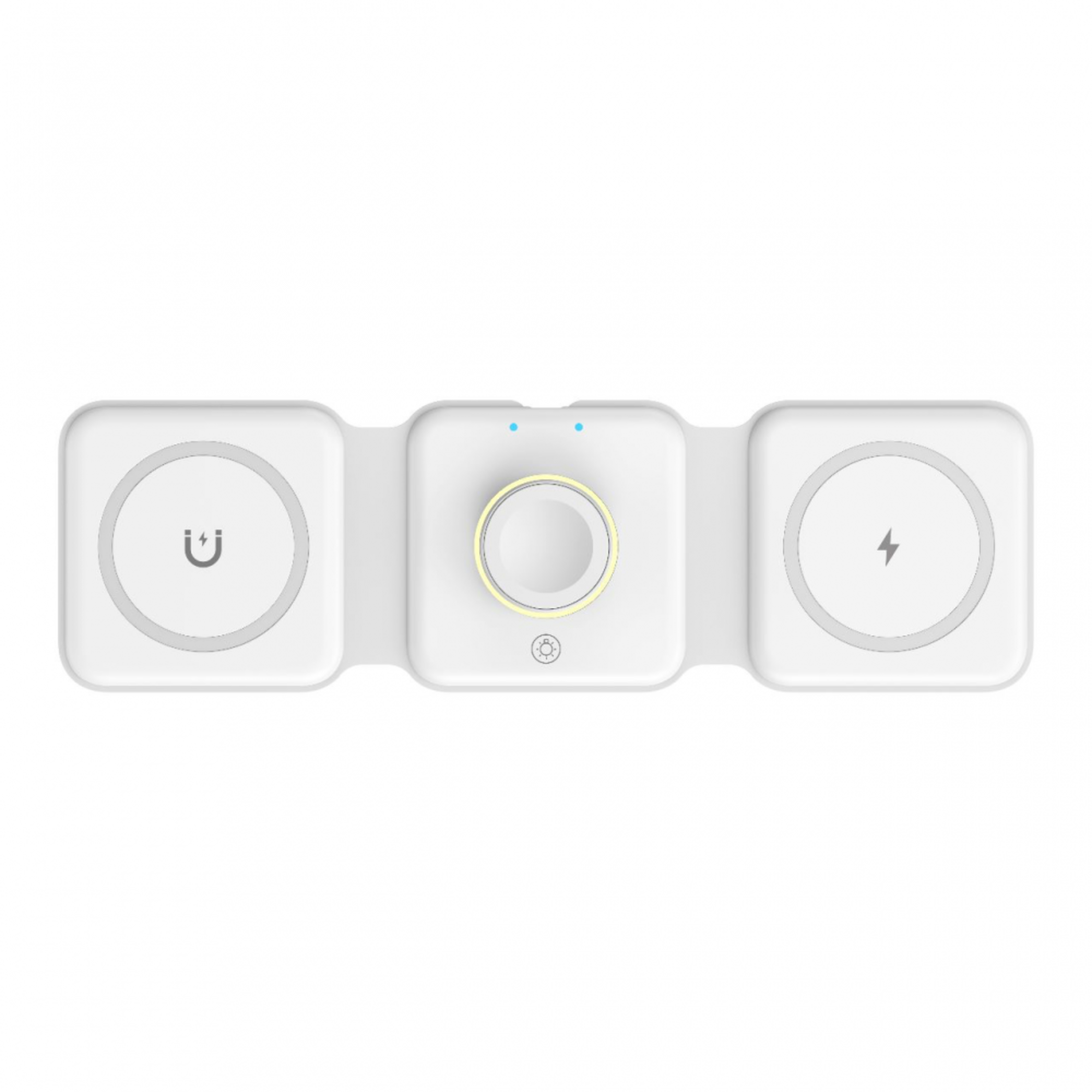 wiwu foldable 3 in 1 wireless magsafe charger fast charging