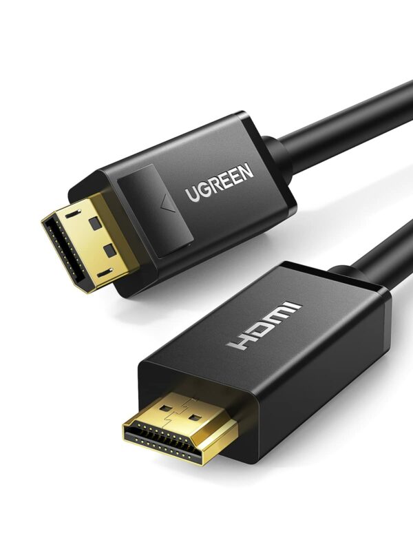 ugreen 10202 dp male to hdmi male cable 2m (black)