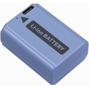 smallrig np fw50 usb c battery (1030mah, blue)