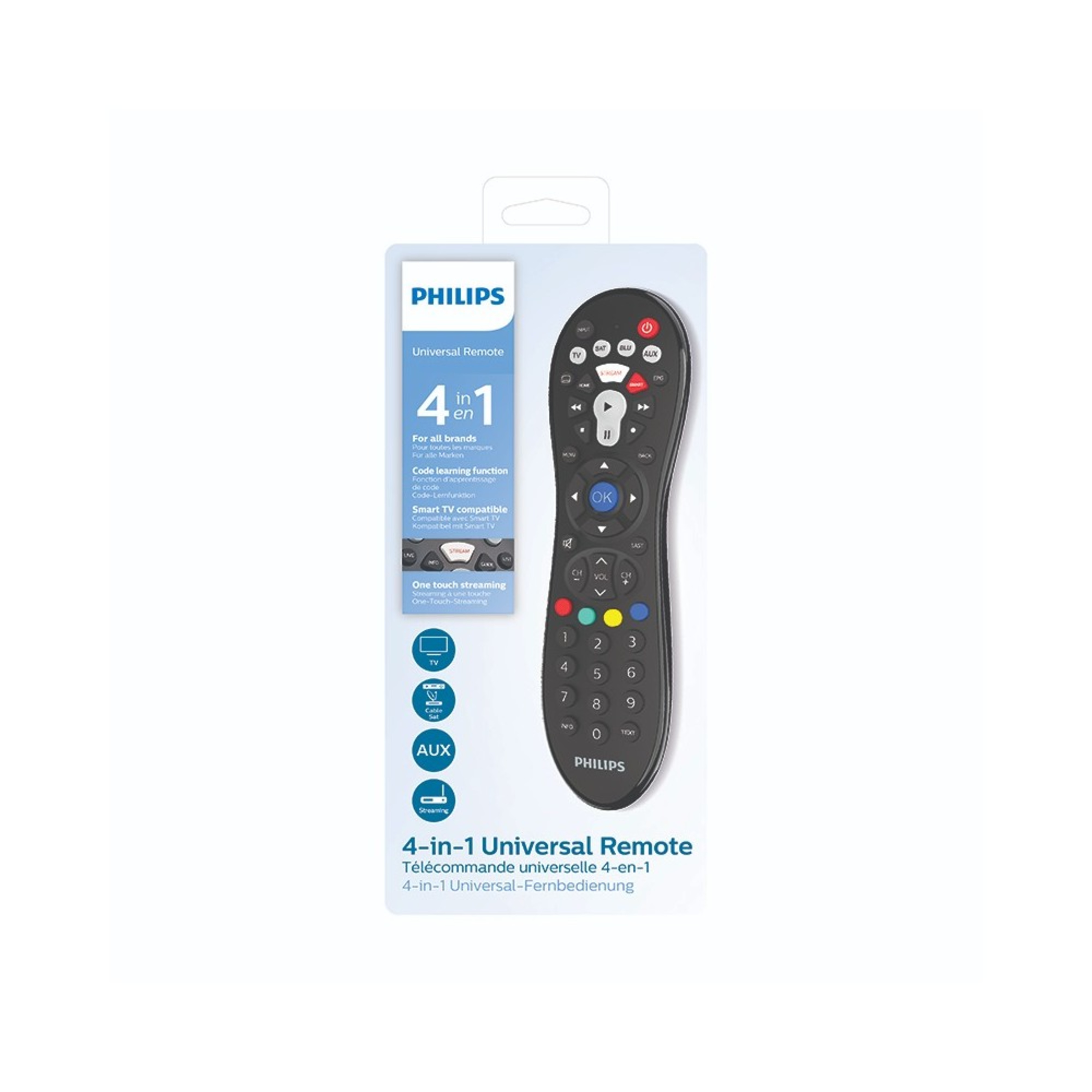 philips universal remote 4 in 1 (srp3014/10)