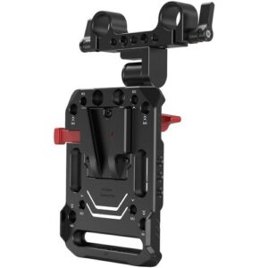 smallrig v lock battery plate with 15mm rod clamp & adjustable arm