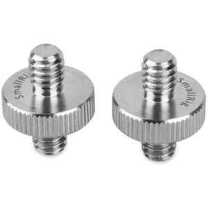 smallrig 1/4" 20 to 1/4" 20 double end stud (2 pack)