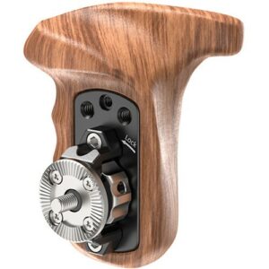 smallrig right side wooden handgrip with arri standard rosette