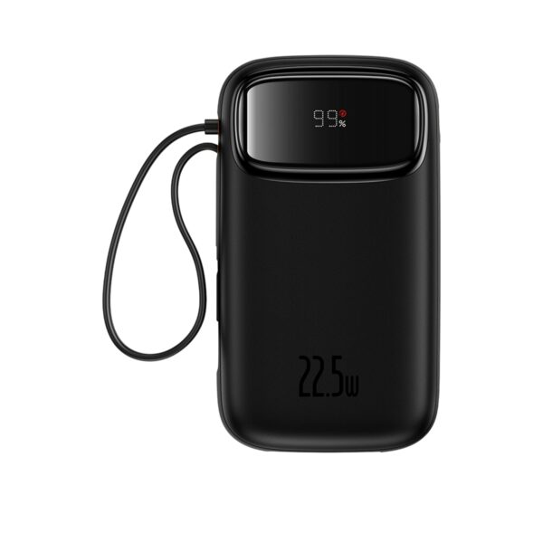 baseus qpow2 dual cable fast charge power bank 10000mah 22.5w