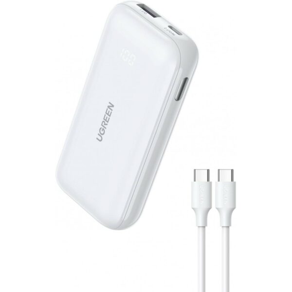 ugreen 25189 nexode 10000mah 2way fast charging mobile battery 30w white
