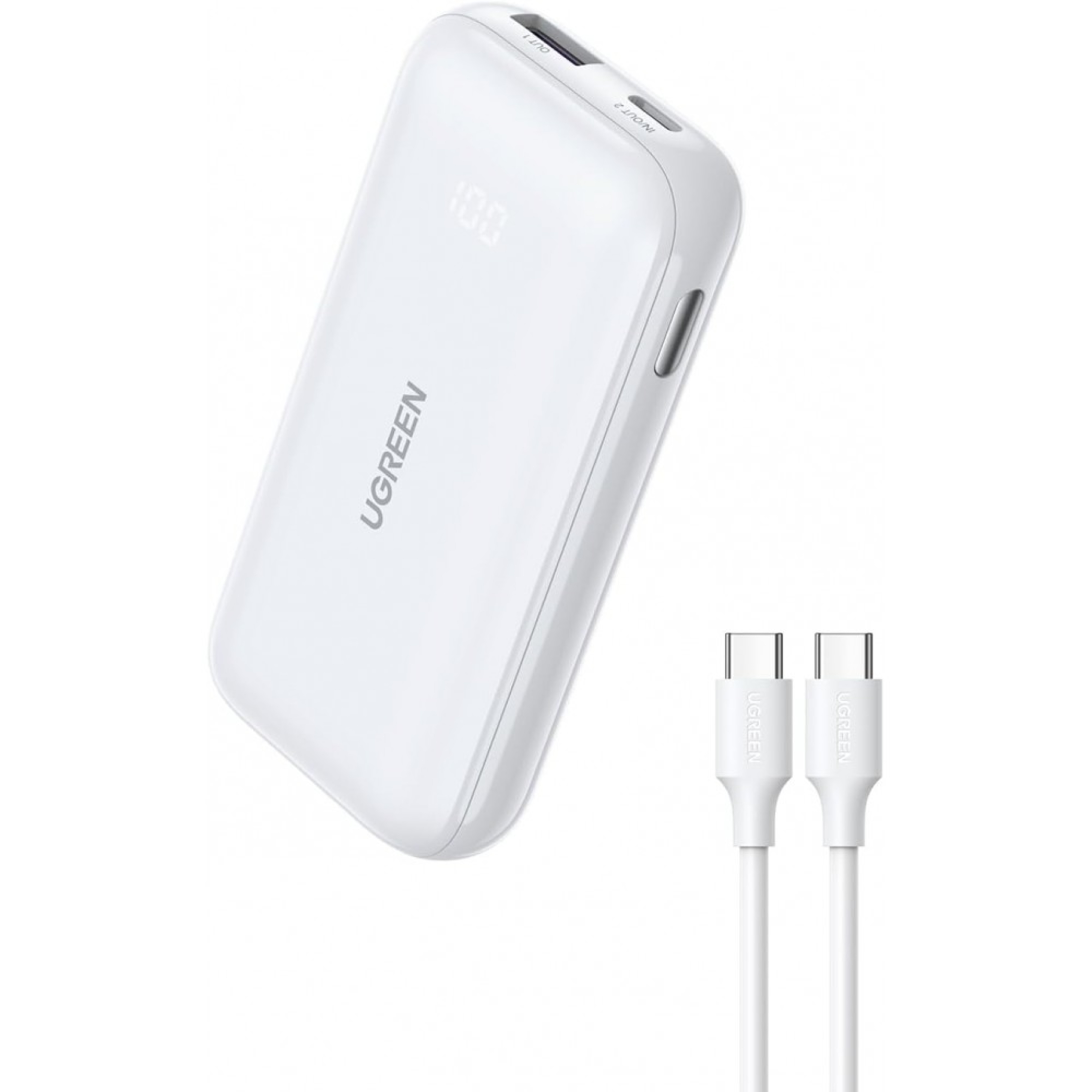 ugreen 25189 nexode 10000mah 2way fast charging mobile battery 30w white