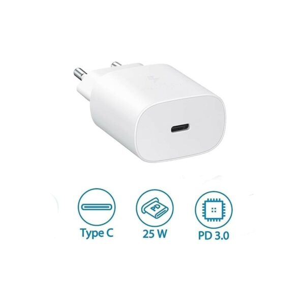 samsung 25w usb c to usb c with adapter fast charger (eu)