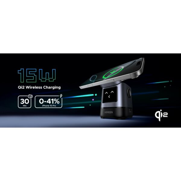 ugreen 45775 2 in 1 magnetic wireless charger